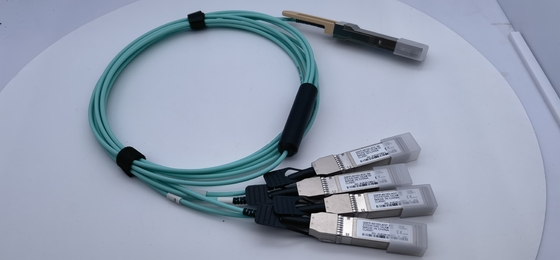 सिस्को QSFP-4X10G-AOC3M संगत ब्रेकआउट सक्रिय ऑप्टिकल केबल 40G QSFP+ से 4x10G SFP+ 3M