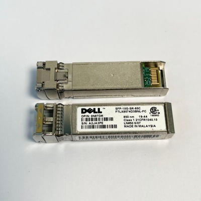 Dell FTLX8574D3BNL-FC 10Gb/S 850nm SFP+ SFP-10G-SR-85C ऑप्टिकल ट्रांसीवर मॉड्यूल