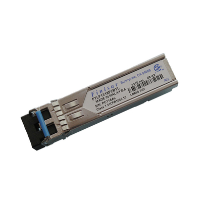 संगत FTLF1318P2BTL SFP ऑप्टिकल ट्रांसीवर SMF SFP 1.25G 1310nm 10km