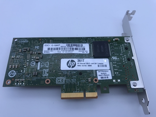1Gb 2 पोर्ट HP 361T ईथरनेट सर्वर एडेप्टर नेटवर्क कार्ड सर्वर