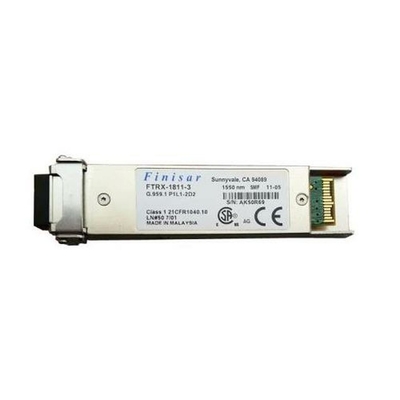10G ZR XFP ऑप्टिकल ट्रांसीवर 1550nm 80km फ़िनिसार FTRX-1811-3