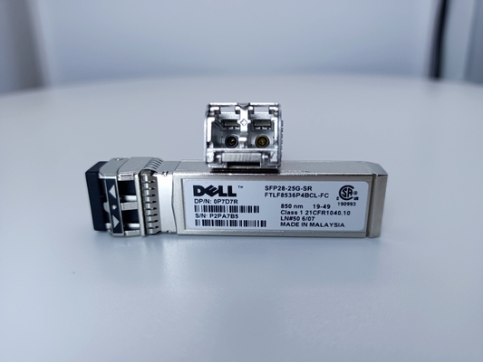25Gb/S 850nm SFP+ मूल SFP मॉड्यूल DELL FTLF8536P4BNL-E5