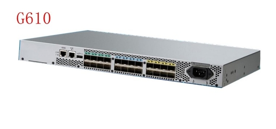 BR-G610-8-16G-0 ब्रोकेड G610 8P स्विच रैक माउंटेबल 16Gbps SWL SFP + ट्रांसीवर के साथ