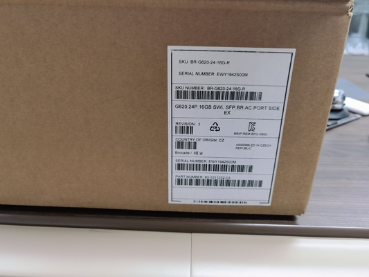 स्टोरेज नेटवर्किंग डेल ब्रोकेड G620 स्विच 24 एक्टिव पोर्ट BR-G620-24-16G-R