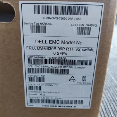 DS-6630B DELL EMC CONNECTRIX 32GB FC स्विच 128 पोर्ट्स 48 पोर्ट बेस