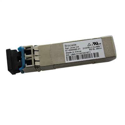 XBR-000174 ब्रोकेड 8G SFP+ ELWL 25KM SMF ट्रांसीवर 57-0000080-01