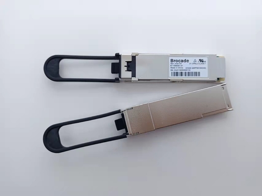 ICL QSFP 4×50G FC 2KM SMF ट्रांसीवर XBR-000476 ब्रोकेड X7 उपयोग