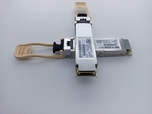 सिस्को QSFP-100G-SR4-S 10-3142-01 QSFP28 100G SR4 100m OM4 MMF ऑप्टिकल मॉड्यूल MPO-12 कनेक्टर के साथ
