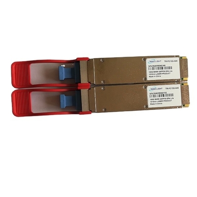 TR-FC13D-N00 100G QSFP28 ER4 लाइट ऑप्टिकल ट्रांसीवर InnoLight