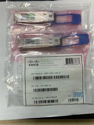 1310nm 10km 100G QSFP28 मॉड्यूल, सिस्को QSFP-100G-LR4-S 10-3146-01