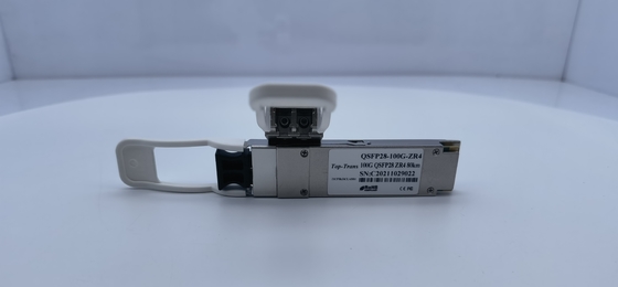 QSFP-100G-ZR4-S ऑप्टिकल ट्रांसीवर मॉड्यूल 1310nm 80km SMF डुप्लेक्स LC