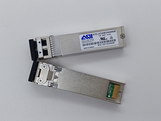 SFP+ DWDM डुअल LC 10G 40km SMF ट्रांसीवर AOI A7ELXD20EDMA0609 ऑप्टिकल