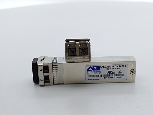 दोहरी LC 10G SMF 40 किमी ट्रांसीवर SFP + DWDM मूल AOI A7ELXD23EDMA0609