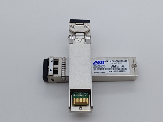 दोहरी LC 10G SMF 40 किमी ट्रांसीवर SFP + DWDM मूल AOI A7ELXD23EDMA0609