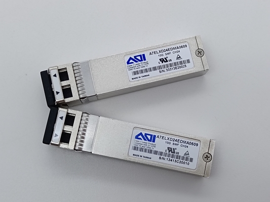 संगत AOI A7ELXD24EDMA0609 SFP + DWDM डुअल LC 10G SMF 40km ट्रांसीवर