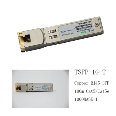 Arista SFP-1G-T संगत कॉपर RJ45 SFP 100m Cat5 Cat5e ऑप्टिकल ट्रांसीवर