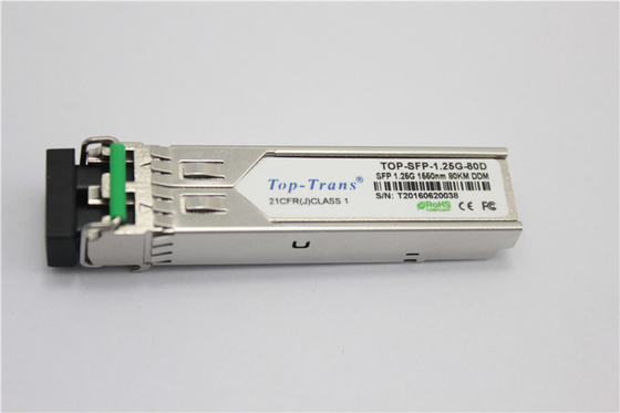 Fortinet FR-TRAN-ZX गीगाबिट ईथरनेट SFP सिंगलमोड ऑप्टिकल ट्रांसीवर 1550nm 80KM