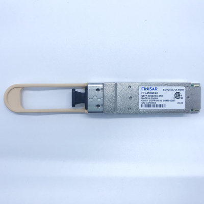 FTL410QE4C 40BASE-SR4 QSFP+ Gen4 ऑप्टिकल ट्रांसीवर ब्रेकआउट के लिए 4 X 10GBASE-SR ईथरनेट