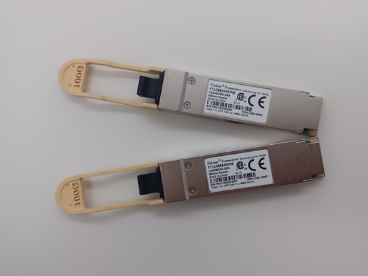 Finisar FTLC9559REPM 100m समानांतर MMF QSFP28 ऑप्टिकल ट्रांसीवर 100G ईथरनेट के लिए