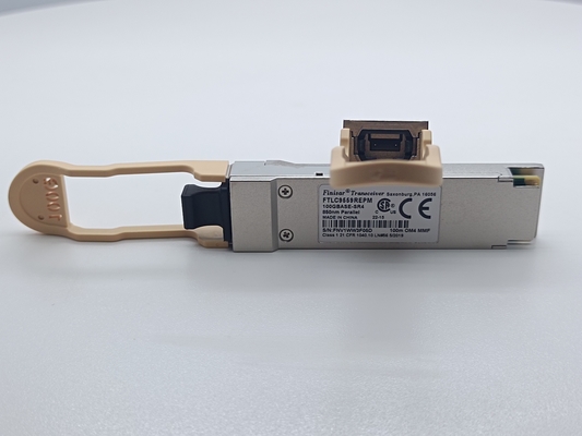 Finisar FTLC9559REPM 100m समानांतर MMF QSFP28 ऑप्टिकल ट्रांसीवर 100G ईथरनेट के लिए