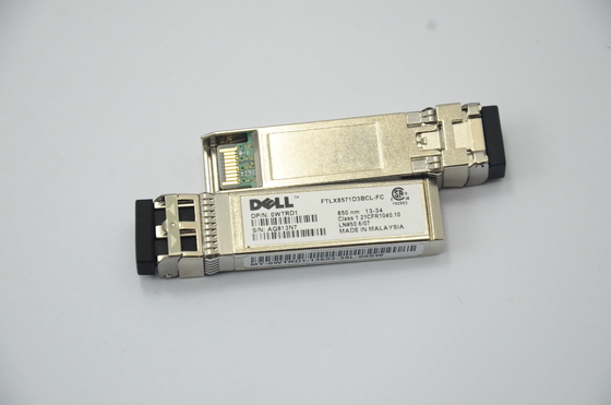 Dell FTLX8571D3BCL-FC 10Gb/S 850nm मल्टीमोड SFP+ ऑप्टिकल ट्रांसीवर मॉड्यूल