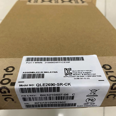 Qlogic QLE2690 16Gb सिंगल पोर्ट FC HBA अडैप्टर PCIe Gen3 X8 SR LC मल्टी मोड ऑप्टिक