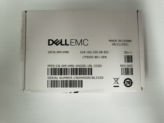 Dell EMC S28-10G-25G-SR-85C LTF8505-BE+-DEN 0M14MK ऑप्टिकल ट्रांसीवर मॉड्यूल