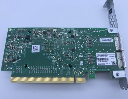 मेलानॉक्स MCX416A-BCAT 40/56GbE डुअल पोर्ट QSFP28 अडैप्टर PCIe3.0 X16