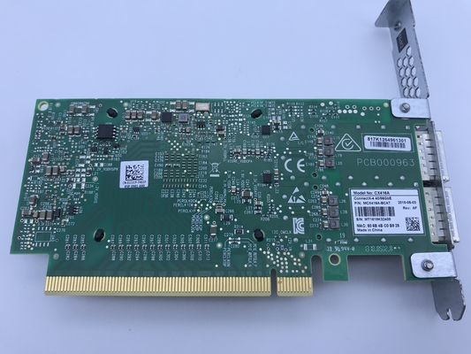 मेलानॉक्स MCX416A-BCAT 40/56GbE डुअल पोर्ट QSFP28 अडैप्टर PCIe3.0 X16