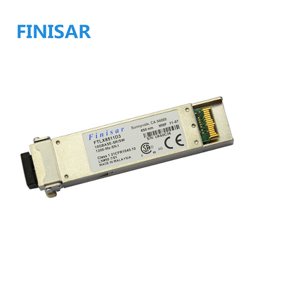 Finisar FTLX8511D3 850nm XFP ऑप्टिकल ट्रांसीवर 10GBASE-SR / SW 10G ईथरनेट के लिए