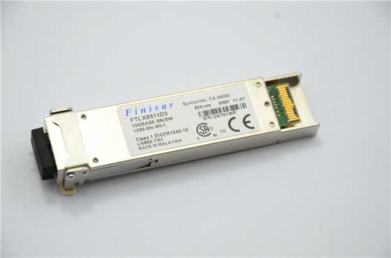 Finisar FTLX8511D3 850nm XFP ऑप्टिकल ट्रांसीवर 10GBASE-SR / SW 10G ईथरनेट के लिए