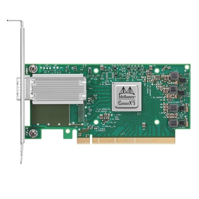 NVIDIA मेलानॉक्स MCX515A-CCAT 100GbE QSFP28 पोर्ट PCIe3.0 X16 ConnectX-5 ईथरनेट कार्ड