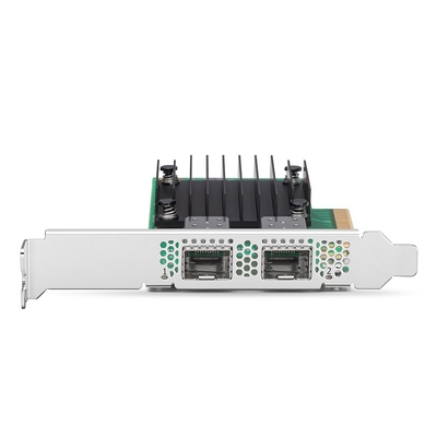 मेलानॉक्स MCX512A-ACAT CX512A ConnectX-5 10 / 25GbE SFP28 PCIe कार्ड डुअल पोर्ट