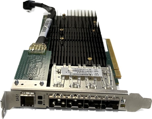 EMC Emulex LPE16304-M-E 038-004-503 LightPulse 4 पोर्ट फाइबर चैनल कार्ड 16GB