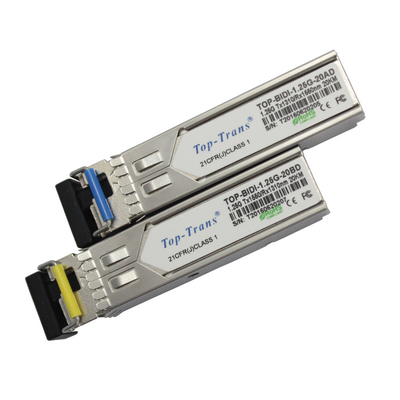 सिस्को GLC-BX-20U 1.25G BIDI SFP 1310nm 1550nm 20km SMF सिम्पलेक्स LC ट्रांसीवर