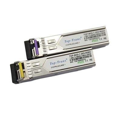 सिस्को GLC-BX80-UA 1.25G BIDI SFP 1490nm 1550nm 80km SMF सिम्पलेक्स LC ट्रांसीवर