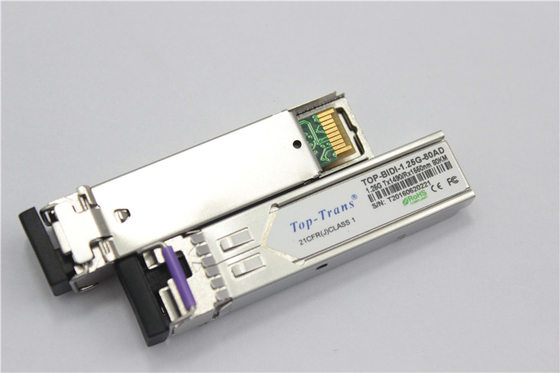 सिस्को GLC-BX80-UA 1.25G BIDI SFP 1490nm 1550nm 80km SMF सिम्पलेक्स LC ट्रांसीवर