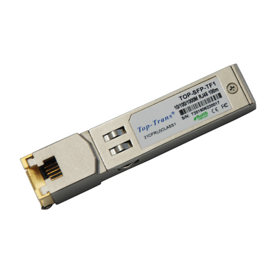 कॉपर RJ45 SFP 1GbE 1000BASE-T ट्रांसीवर मेलानॉक्स MC3208411-T