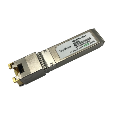 मेलानॉक्स MFM1T02A-T 10GBASE-T संगत 10G कॉपर RJ45 SFP+ ट्रांसीवर