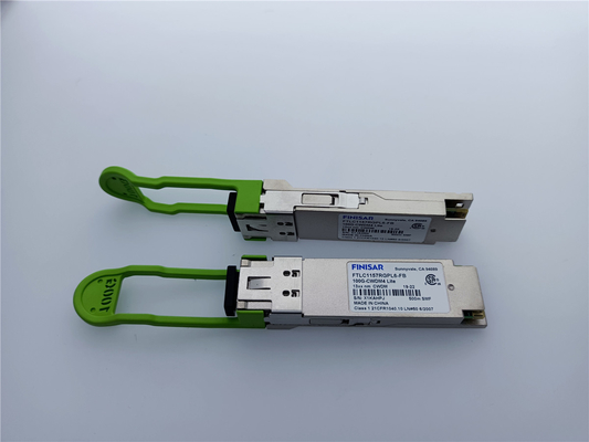 FEC के साथ मूल Finisar 2km 100G CWDM4 QSFP28 ऑप्टिकल ट्रांसीवर मॉड्यूल