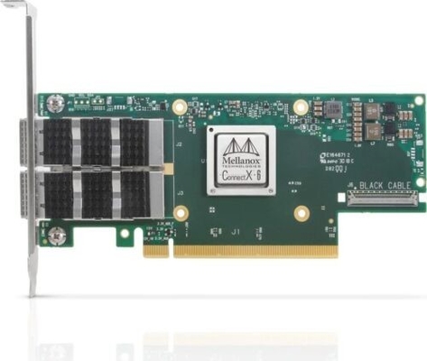 मेलानॉक्स MCX653106A-ECAT HPE P24249-001 InfiniBand HDR 100GbE QSFP56 PCIe अडैप्टर NIC