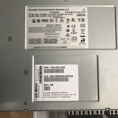 G6520 G6520 फाइबर चैनल ब्रोकेड SAN स्विच संगत XBR-R000162\
