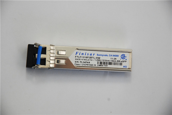 Sfp FTLF1318P2BTL-HW फिनिसार ऑप्टिकल ट्रांससीवर मॉड्यूल 1.25G 1310nm 10KM ऑप्टिकल फाइबर पैच कॉर्ड