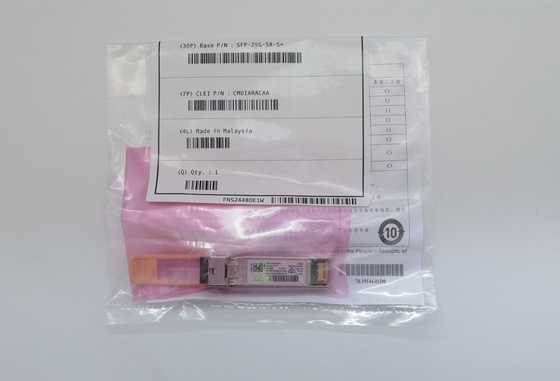 मूल SFP-25G-SR-S फाइबर मॉड्यूल संगत 25GB बेस-SR SFP28 ट्रांससीवर