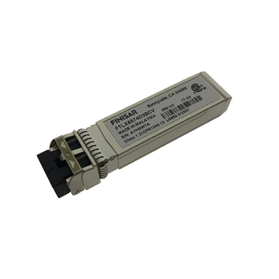 मूल फिनिसार ऑप्टिकल ट्रांससीवर FTLX8574D3BCL 10Gb/S 850nm MMF SFP+ ट्रांससीवर