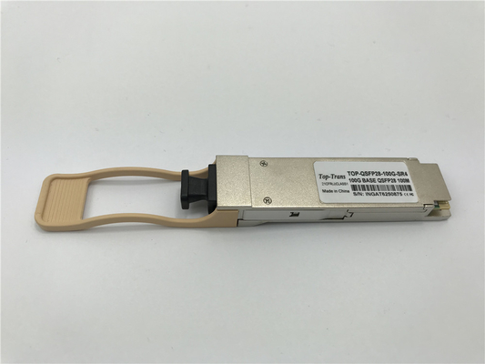 Mellanox MMS1C10-CM संगत 100G PSM4 QSFP28 मॉड्यूल समानांतर 1310nm 2KM SMF MPO DDM DOM