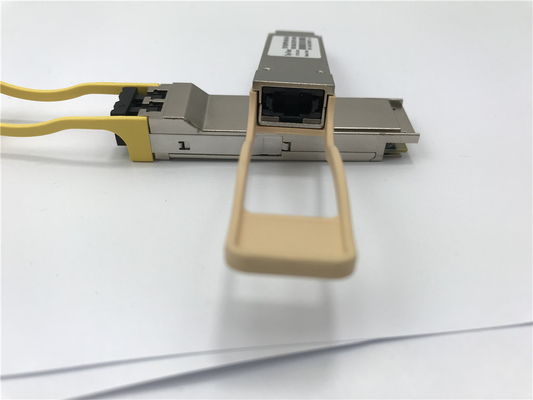 Mellanox MMS1C10-CM संगत 100G PSM4 QSFP28 मॉड्यूल समानांतर 1310nm 2KM SMF MPO DDM DOM