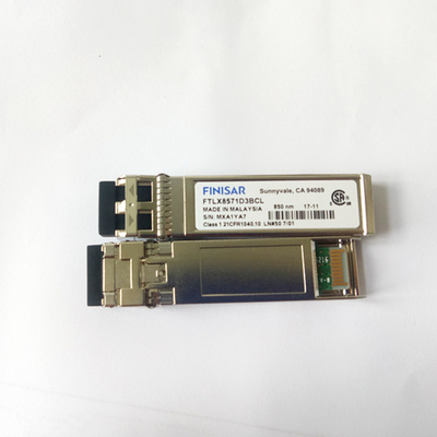 Finisar FTLX8571D3BCL 10Gb/s 850nm मल्टीमोड डेटाकॉम SFP+ ऑप्टिकल ट्रांससीवर मॉड्यूल