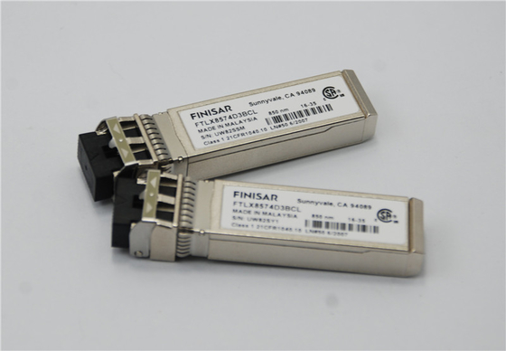 Finisar FTLX8571D3BCL 10Gb/s 850nm मल्टीमोड डेटाकॉम SFP+ ऑप्टिकल ट्रांससीवर मॉड्यूल