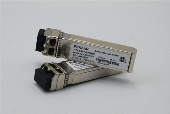 Finisar FTLX8571D3BCL 10Gb/s 850nm मल्टीमोड डेटाकॉम SFP+ ऑप्टिकल ट्रांससीवर मॉड्यूल
